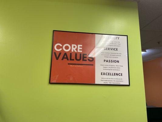 Our core values