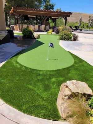 Amazing putting green installations