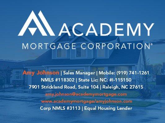 Amy Johnson, NMLS #118302 - Academy Mortgage Corporation