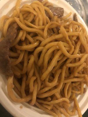 Beef lo mein