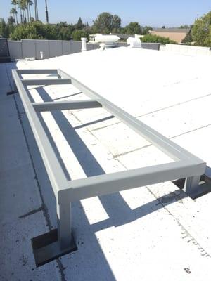 Ac Plate form fabricated and installed in Old Town orange