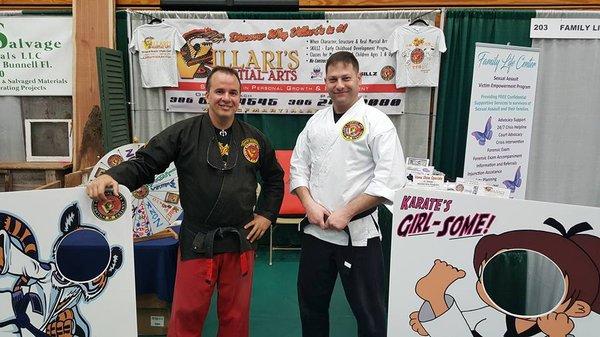 Master Dave and Mr. Rich representing at the 2017 Flagler Home Show