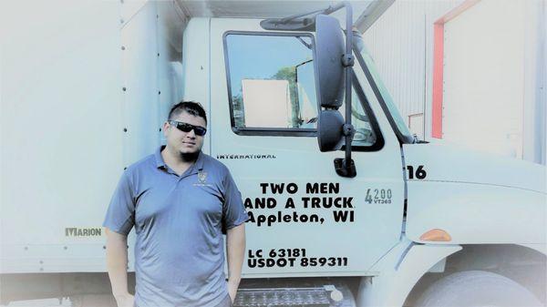 Ruben is one of our diligent movers at TWO MEN AND A TRUCK APPLETON.