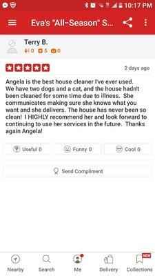 A review that wasn't recommended...