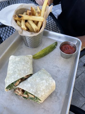 Chicken Caesar wrap