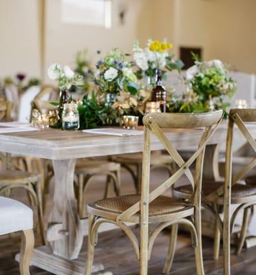 Martha Stewart Garden inspired wedding at a private ranch.