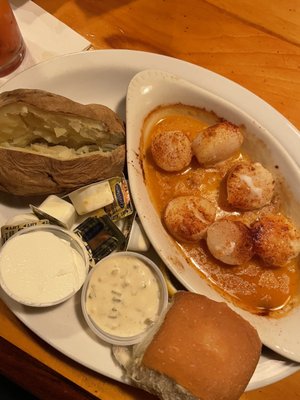 Broiled Scallops