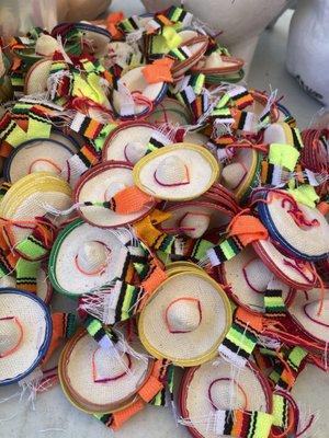 Mini sombrero artesanía de mexico