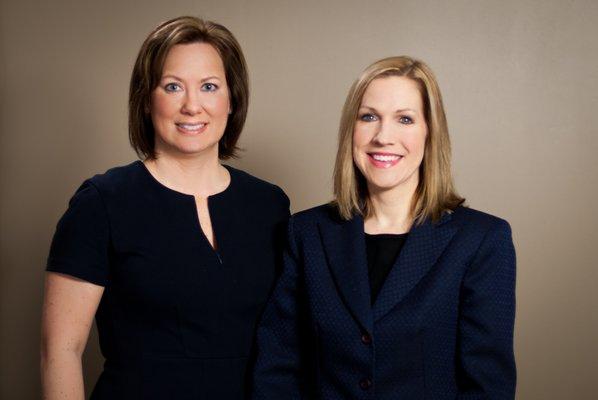 Tess White, Personal Injury Attorney and Joan Champagne, Family Law Attorney