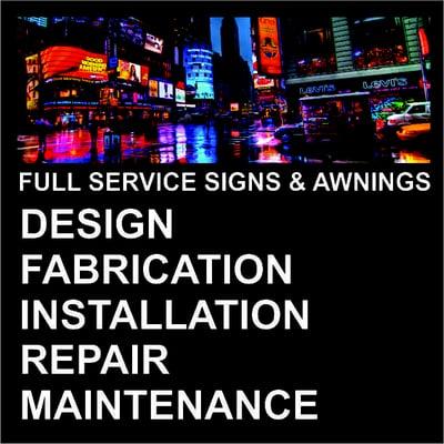 Sign Design, Fabrication, Installation, Repair