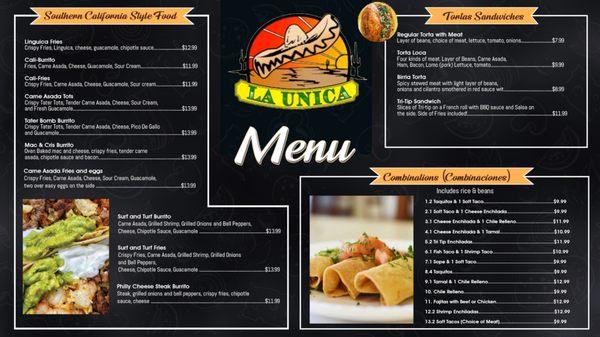 New Menu!!!