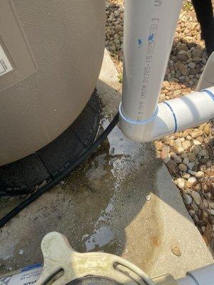 Sand filter now has a leak post pinch a penny maintenance