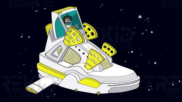 Jordan Outer Spaceship Shoe Retro by TREkid