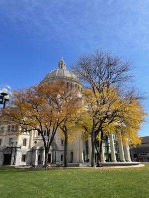 Fall on the Christian Science Plaza