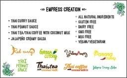 Our 8 prepackaged products that we have :)  All natural ingredient :)