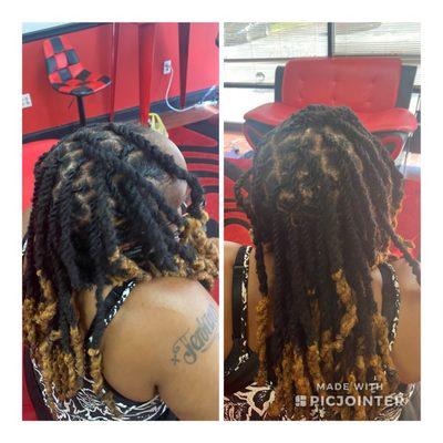 Two Strand Twist Dreds