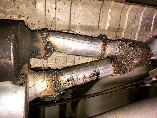 Exhaust welds! This guys sucks!