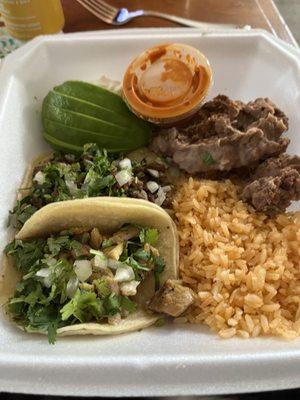 Taco plate