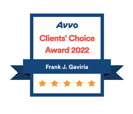 Avvo Client's choice Award winner 2022