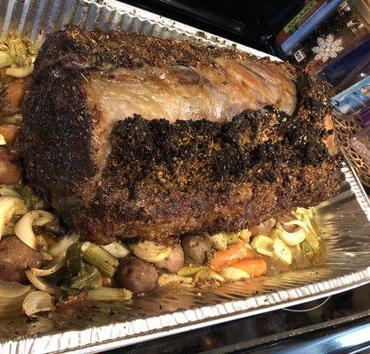 Next level smoked prime rib.