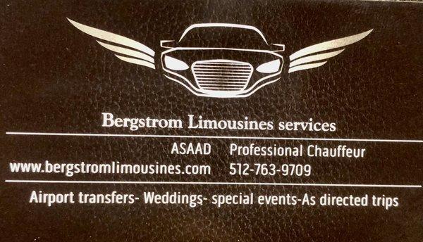 Bergstrom limousines services