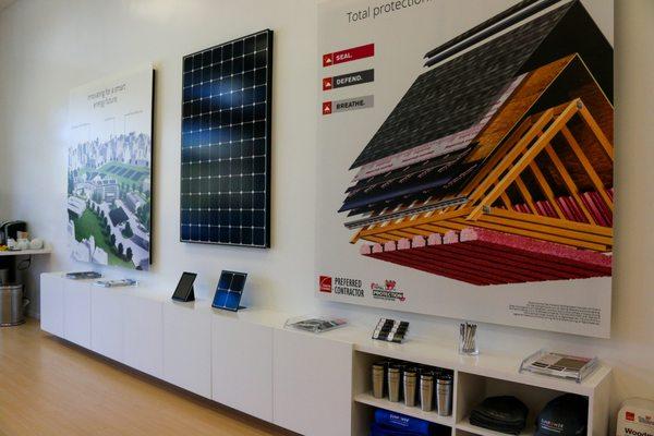 Inside our SunPower Solar Design Center in Calabasas, CA. Located right off the 101 freeway in "The Summit" plaza.