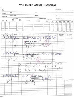 illegible medical records