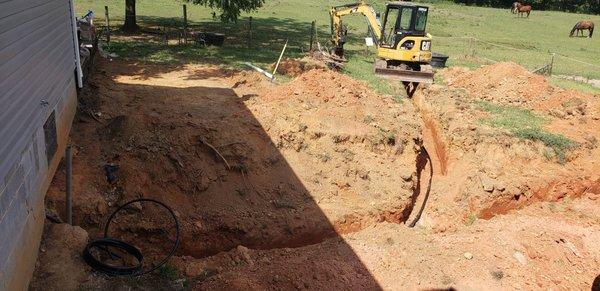 Installing the water line