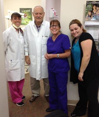 Cara, Dr. Odle, Kathy, and Crystal