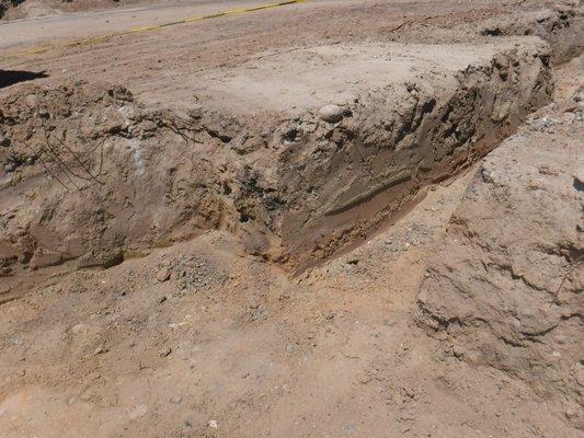 Soils special inspection of footing trenches