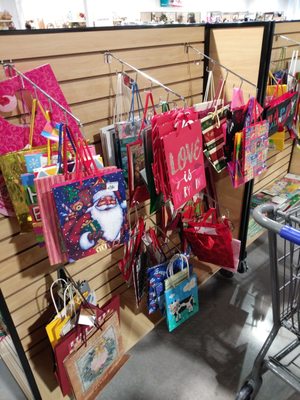 Plenty of gift bags for all occasions and cheaper than Dollar Tree!