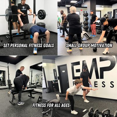 Personal Training and Small Group Training for people of all ages