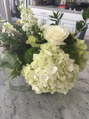 Elegant arrangement I received recently.