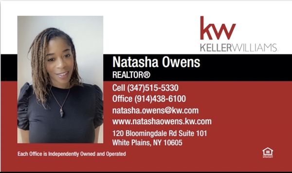 Natasha Owens- Your favorite Realtor & best friend
call me today and asked to make your real estate goals a reality 347.515.5330