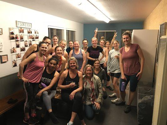 Amazing class.  Amazing ladies