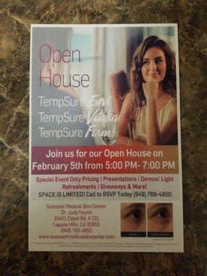 Join us for our open house event!