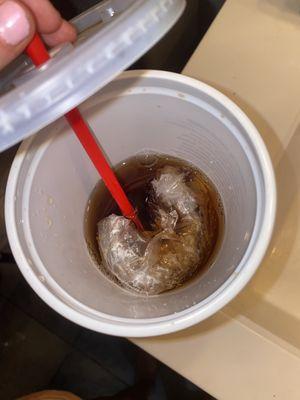 a whole bag in my soda...