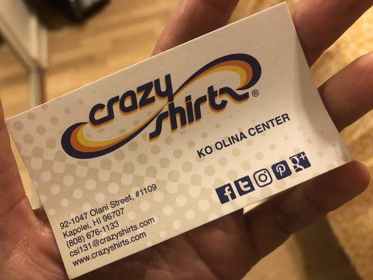 Crazy Shirts