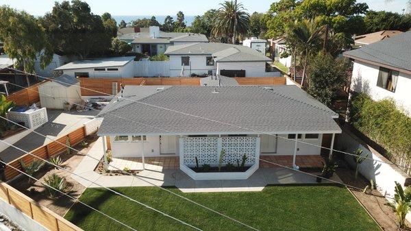 0ld 1950's house complete rewire, new sub panels, new feed from street, panel upgrade, and prewire for spas and solar.