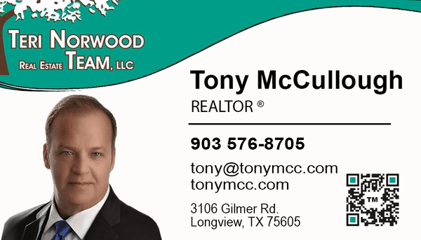 Tony McCullough - New Business Card