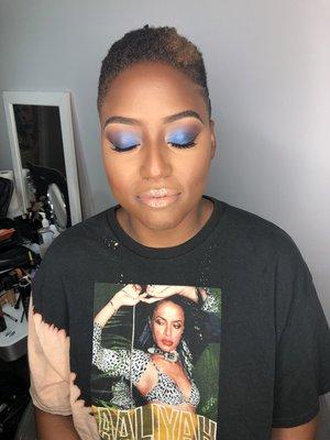 Zeta phi beta founders day makeup by me