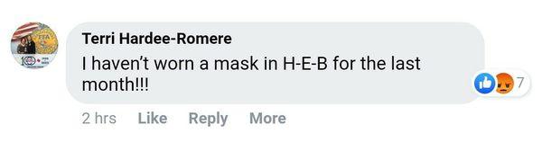 Looks like Terri Romere is an anti mask Karen. Do what you want with this information