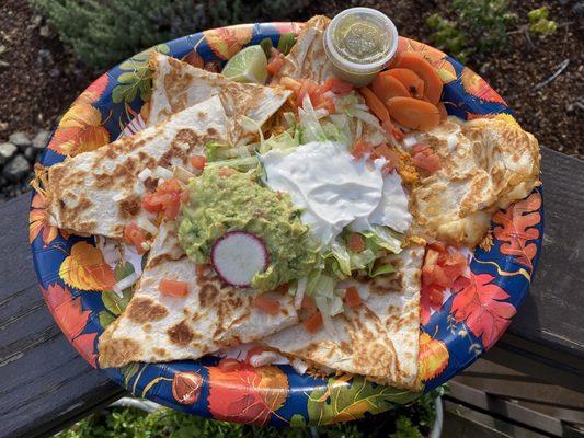 Large Pollo Quesadilla