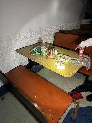 Abandoned Table