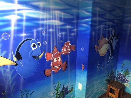 Come explore our Kids Corner with Nemo and Dory!