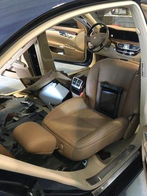 Mercedes S550 Air Seat Problem Fixed