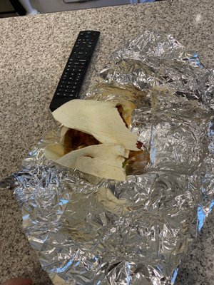 a really poorly presented wrap that costs 11$