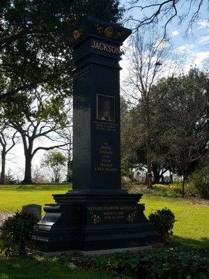 Mayor Maynard Jackson's grave site.