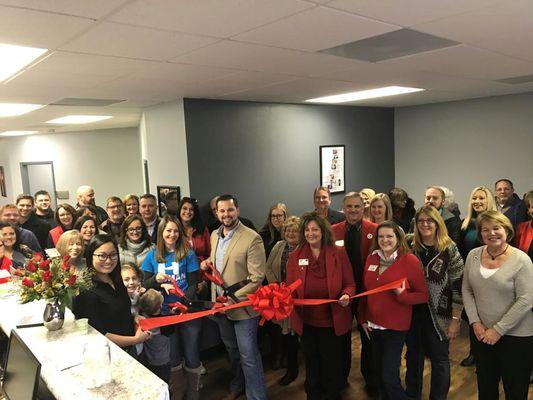 Chamber Ribbon Cutting for New Location