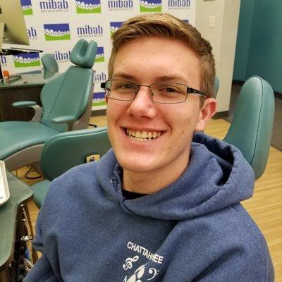 Oldest son finally getting his braces off! So happy with the results!